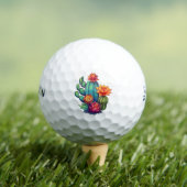 Balles De Golf Joli cactus en fleurs (T-shirt Insitu)