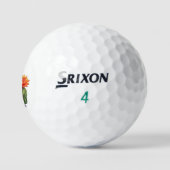 Balles De Golf Joli cactus en fleurs (Logo)