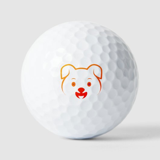 Balles De Golf Joli chiot (Recto)