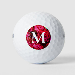 Balles De Golf Joli Ensemble De Roses Rouges