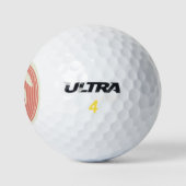 Balles De Golf Joli petit lapin lapin (Logo)