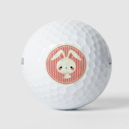 Balles De Golf Joli petit lapin lapin (Devant)