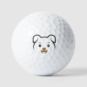 Balles De Golf Joli rose (Recto)