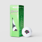 Balles De Golf Jolie Fleur Rose (Conditionnement)