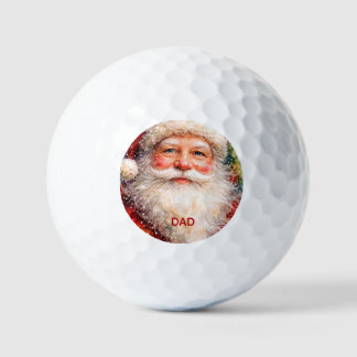 Balles De Golf Jolly Christmas Santa Portrait
