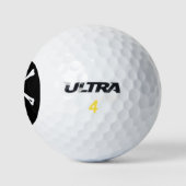 Balles De Golf Jolly roger Drapeau Emanuel Wynne Pirate (Logo)