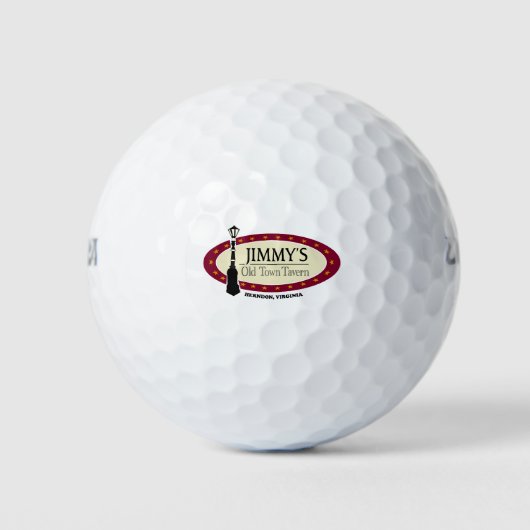 Balles De Golf JOTT Logo MEDIUMwhiteletter Golf Balls (Devant)