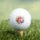 Balles De Golf Jouer à la conception de flamme (T-shirt Insitu)