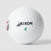 Balles De Golf Jouer à la conception de flamme (Logo)