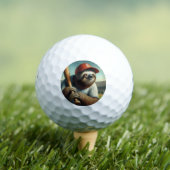 Balles De Golf Joueur de baseball Sloth (T-shirt Insitu)