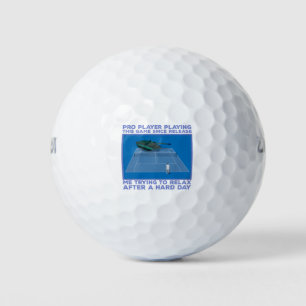 Balles De Golf Joueur Pro Jouant à ce jeu