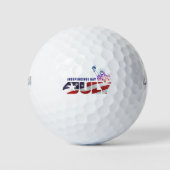 Balles De Golf Jour de l'indépendance | (Devant)