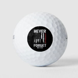 Balles De Golf Jour du Souvenir Ne Jamais Oublier le 11 Septembre