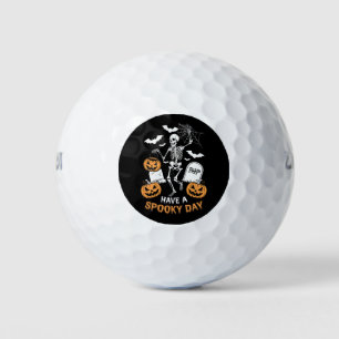 Balles De Golf Jour Éffrayant Halloween Witch Cadeau Skeleton