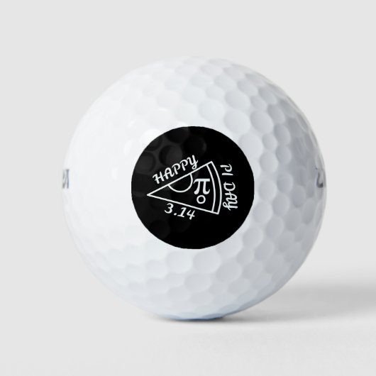 Balles De Golf Jour Pi Joyeux Jour Pi (Devant)