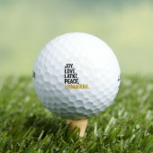 Balles De Golf Joy Love Latkes Paix Hanoukka Drôle Juif (T-shirt Insitu)