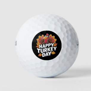 Balles De Golf Joyeuse fête de Thanksgiving Day Gift