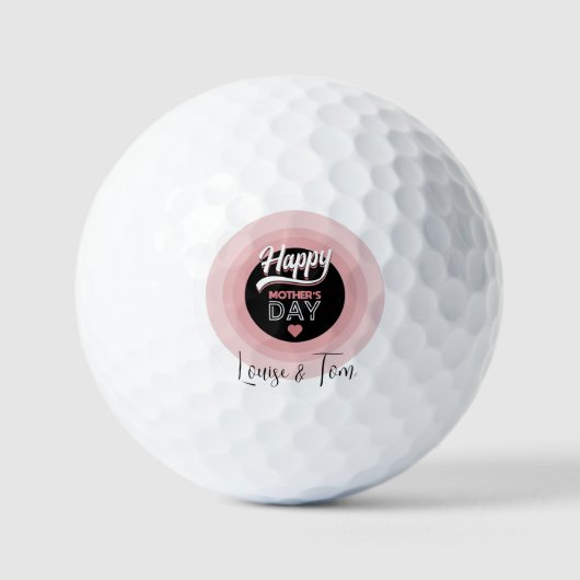 Balles De Golf Joyeuse fête des mères (Recto)
