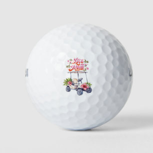 Balles De Golf Joyeuse fête des Mères golfeuse maman de golf