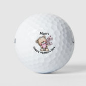 Balles De Golf Joyeuse fête des Mères - Maman (Devant)