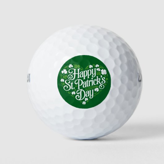 Balles De Golf Joyeuse Saint-Patrick (Devant)