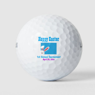 Balles De Golf Joyeuse sortie du tournoi bleu Bunny de Pâques