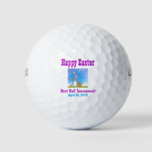Balles De Golf Joyeuse sortie du tournoi de Bunny de Pâques