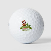 Balles De Golf Joyeuses fêtes et Joyeux Noël (Devant)