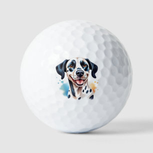 Balles De Golf Joyeux animal de compagnie de chien dalmate