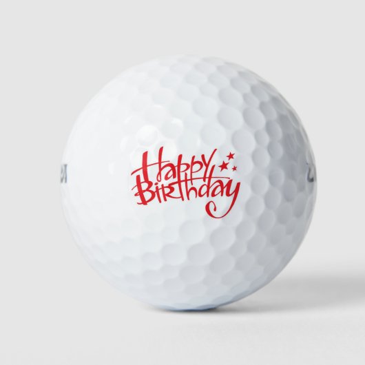 Balles De Golf Joyeux anniversaire (Devant)