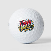 Balles De Golf Joyeux anniversaire
