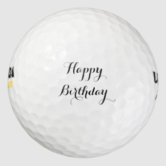Balles De Golf Joyeux anniversaire