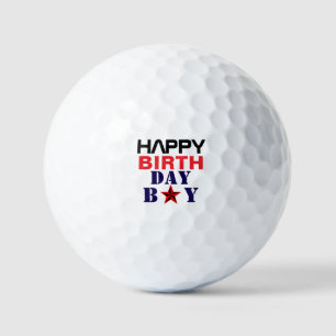 Balles De Golf Joyeux anniversaire BoY