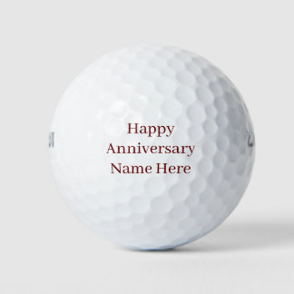 Balles De Golf Joyeux anniversaire personnalisé