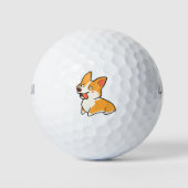 Balles De Golf Joyeux Corgi (Devant)