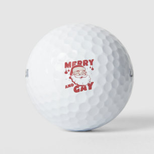 Balles De Golf Joyeux et gais Funny Christmas LGBTQ Pride