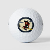 Balles De Golf Joyeux Halloween Friendly Witch Golf Balls (Devant)