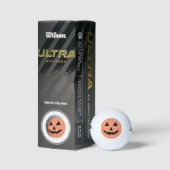 Balles De Golf Joyeux Halloween Jack O'Lantern Citrouille (Emballage)