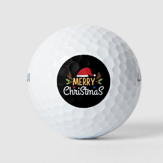 Balles De Golf Joyeux Noël (Devant)