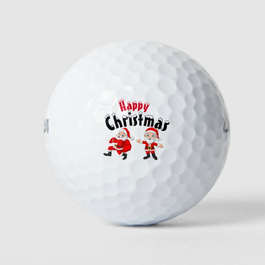 Balles De Golf Joyeux Noël (Devant)
