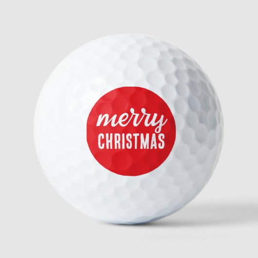 Balles De Golf Joyeux Noël (Recto)