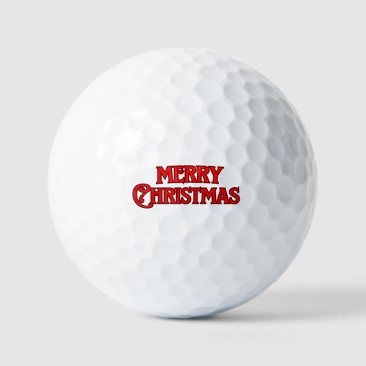 Balles De Golf Joyeux Noël (Recto)