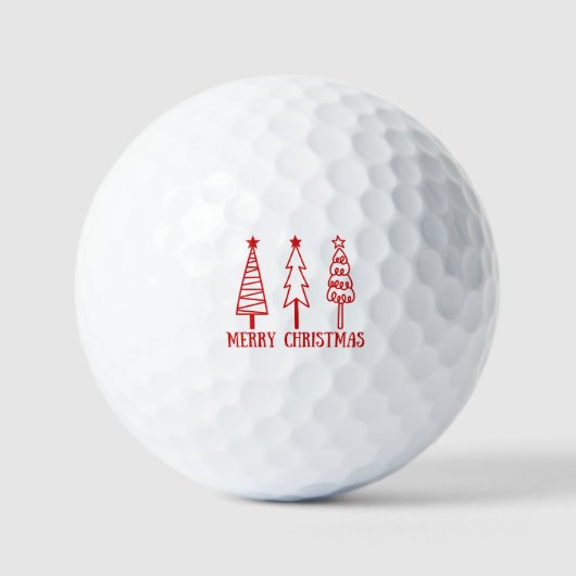 Balles De Golf Joyeux Noël (Recto)