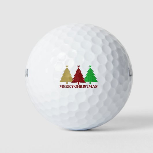 Balles De Golf Joyeux Noël (Devant)