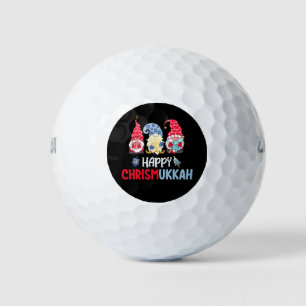 Balles De Golf Joyeux Noël Chrismukkah Gnomes Hanoukka Joyeux Noë