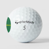Balles De Golf Joyeux Noël vert (Logo)