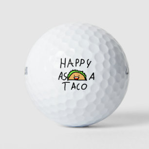 Balles De Golf Joyeux Taco