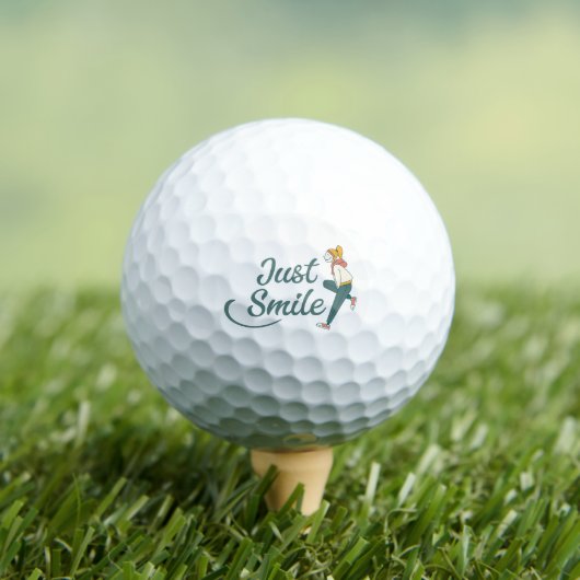 Balles De Golf Just Smile (T-shirt Insitu)