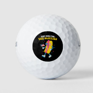 Balles De Golf Juste Ici Pour Les Glizzies Drôle 4 juillet