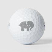 Balles De Golf Juste un éléphant gris (Devant)